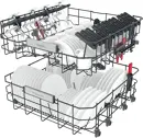 Whirlpool WIO 3T133 PLE beépíthető mosogatógép kép 10