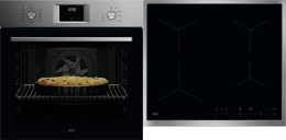 Aeg OA5AB21SM + TN64IA00XB beépíthető sütő + beépíthető főzőlap kép
