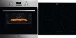 Electrolux EOF3H40BX+LIR60433B beépíthető sütő + beépíthető főzőlap kép