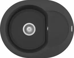 Elleci Easy Round 600 G59 antracite (LGYR6059) Gránit mosogatótálcák kép
