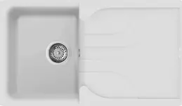 Elleci Ego 400 G68 bianco (LGE40068) Gránit mosogatótálcák kép