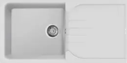 Elleci Ego 480  G68 bianco (LGE48068) Gránit mosogatótálcák kép