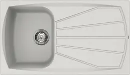 Elleci Living 400 G52 bianco pietra (LGL40052) Gránit mosogatótálcák kép