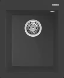 Elleci Quadra 100 G59 antracite (LGQ10059) Gránit mosogatótálcák kép