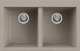 Elleci Quadra 350 G43 tortora (LGQ35043) Gránit mosogatótálcák kép