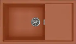 Elleci Sintesi 410 K83 Cavern Clay  inox tartozékokkal Keratek mosogatótálcák kép