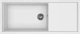Elleci Sintesi 510 K96 White inox tartozékokkal Keratek mosogatótálcák kép