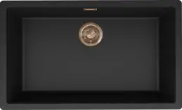 Elleci Zen-F 130 K86 Black bronz tartozékokkal Keratek Plus mosogatótálcák kép