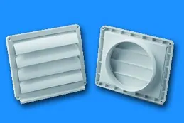 Gonal Gravitációs zsalu kör csatlakozással-2 Légtechnikai csövek, elemek és idomok (Webshop) kép