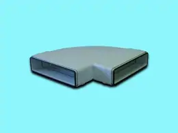 Gonal Lapos csatorna sarok - vízszintes-9 Légtechnikai csövek, elemek és idomok (Webshop) kép